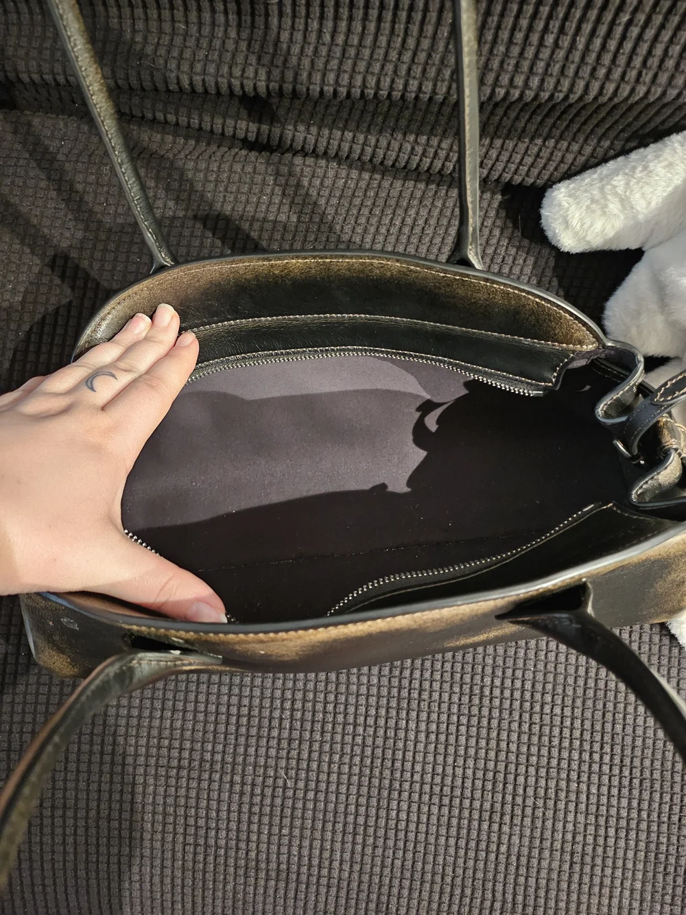 COACH Loved Leather Empire Carry All